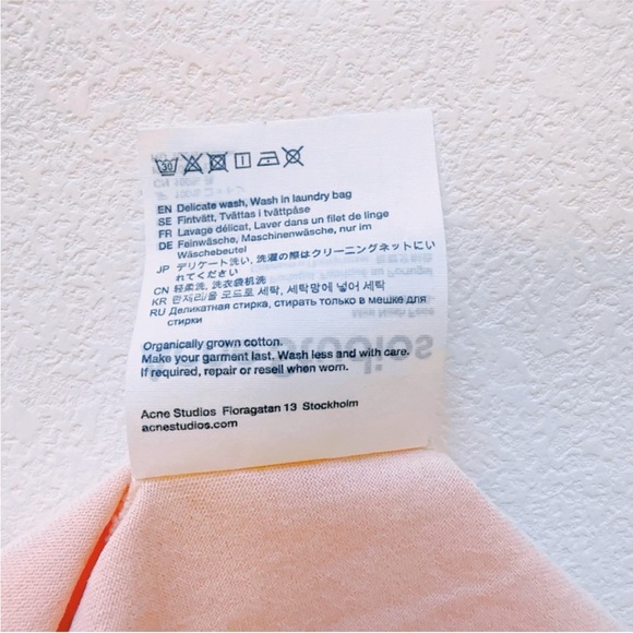 ACNE STUDIOS 
T-shirt | Pink - Picture 7 of 9